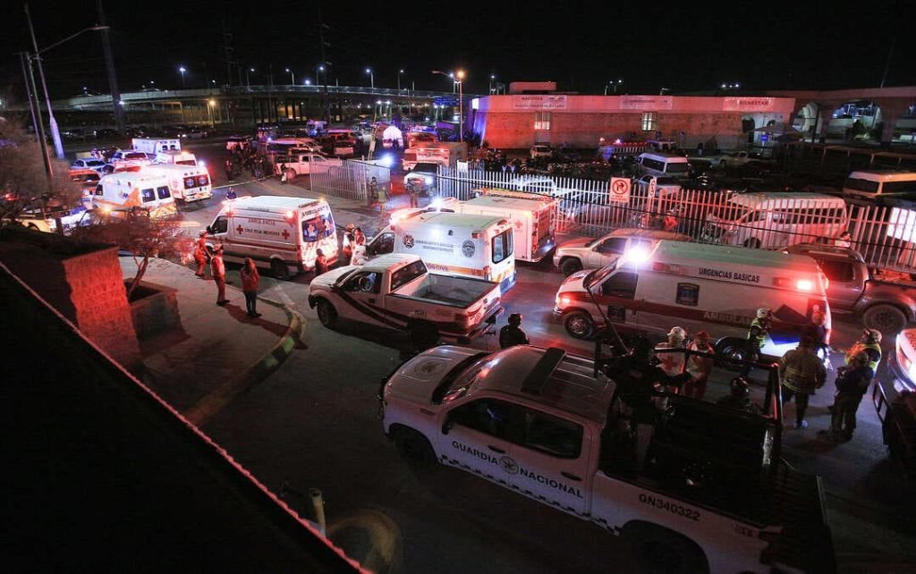 Incendio en Centro de Migrantes en Mexico