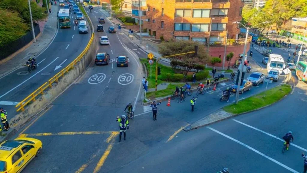 Piloto de movilidad en la calle 84 (Bogotá)